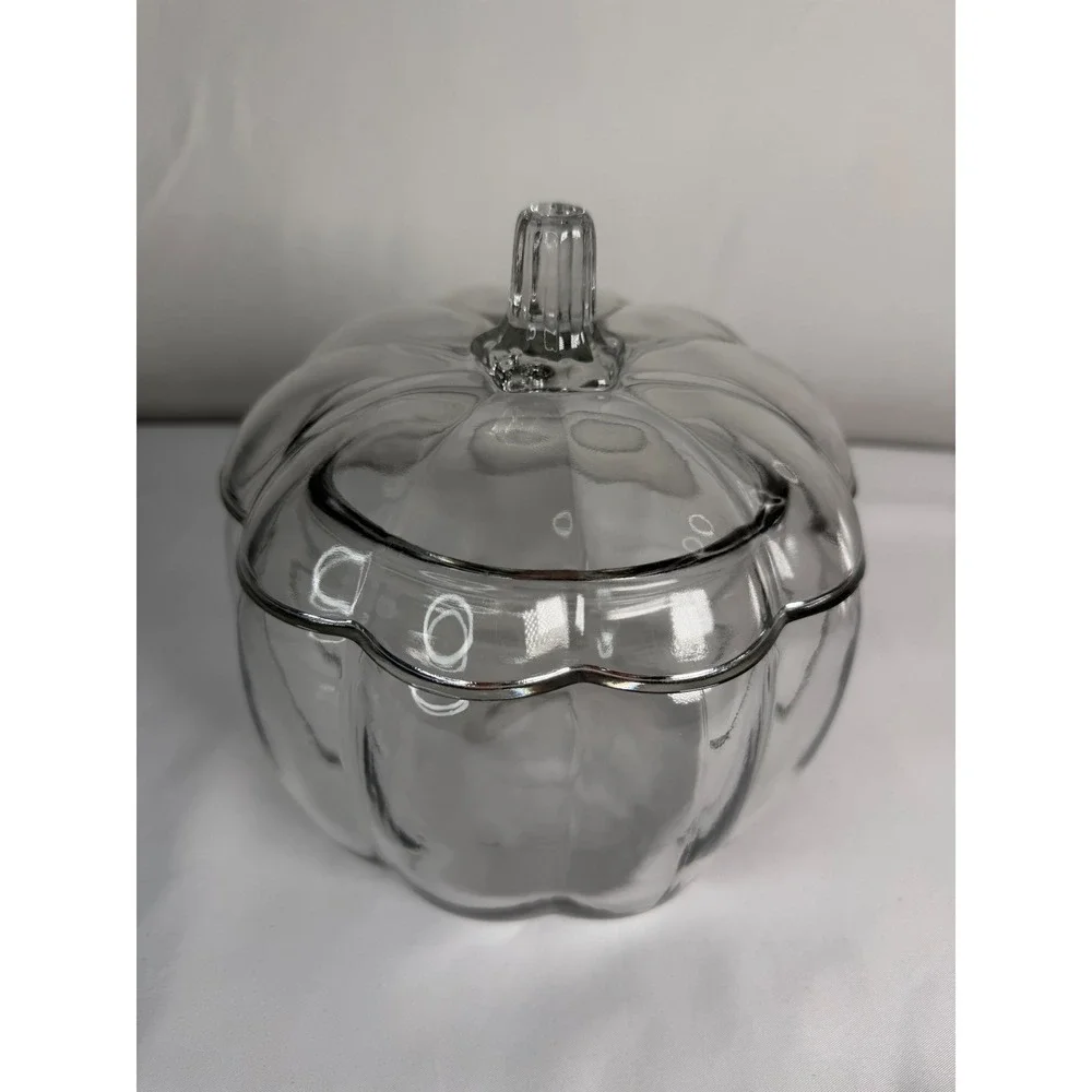 VINTAGE Anchor Hocking Pumpkin Jar Unisex OS Clear EXCELLENT